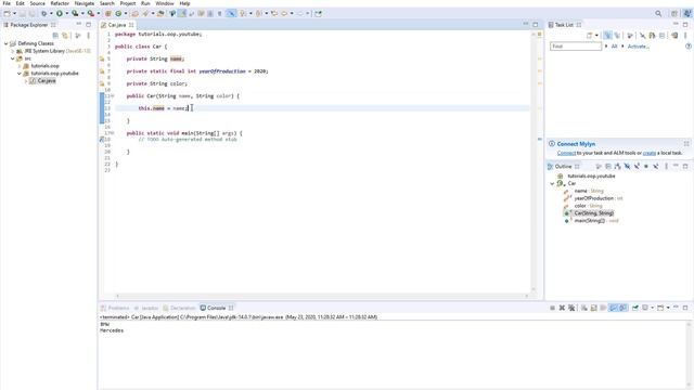 Java Classes and Objects Tutorial | How to Create and correctly use Classes | OOP in Java #1