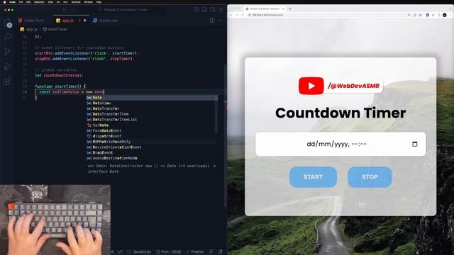 Countdown Timer Project: Level Up Your JavaScript Skills | ASMR Programming