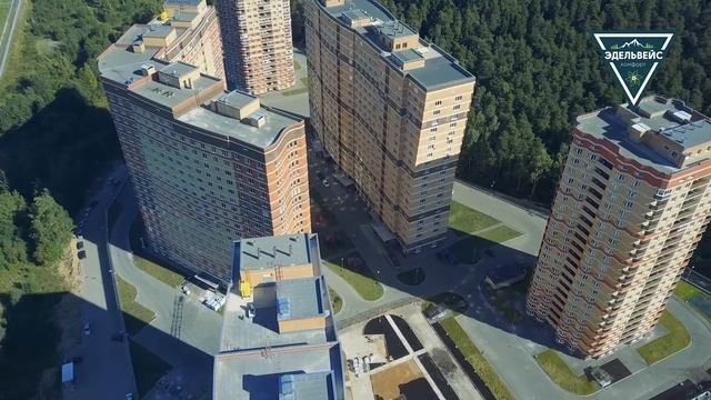 ЖК Эдельвей Комфорт в Балашихе – полет над комплексом