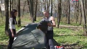 Как правильно поставить современную палатку