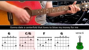 ROCKSTAR - Nickelback - Guitar lesson - Acoustic guitar (with chords & lyrics)