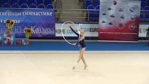 Ермолова Алина 2001 г.р,обруч г.Шахты Ermolova Alina