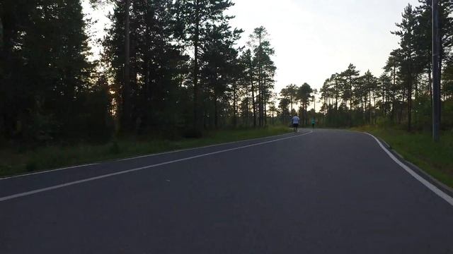 Лыжероллерная трасса Снежинка - DJI Osmo 4K на Xiaomi Qicycle смотреть онлайн