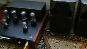 Ламповый фонокорректор на 6н17б и 6н16б с  ламповым РР усилителем на 6п3с