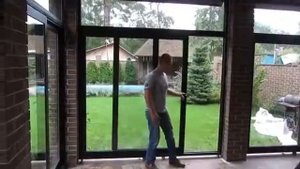 Раздвижные алюминиевые подъемно сдвижные теплые конструкции
