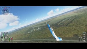 UIIB п.Средний, Иркутская обл. Свободный полет Beechcraft Baron