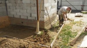 отмостка дома