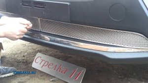 Защита радиатора Premium для TOYOTA RAV-4 (Хром) - strelka11.ru