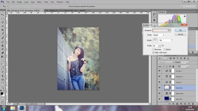 False Color Infrared Action Photoshop