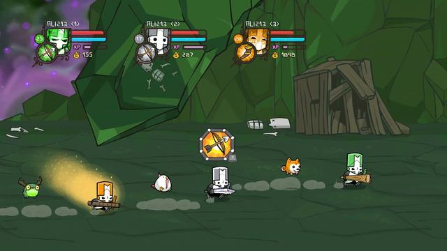 CASTLE CRASHERS - Кооперативное прохождение Рубрика бей беги