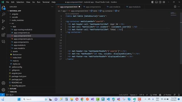 Angular Tutorial for Beginners 70: Material Table Deep Dive Part-1 смотреть онлайн