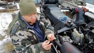 Замена масла в КПП Ямаха Викинг. Yamaha Viking VK540 oil change.