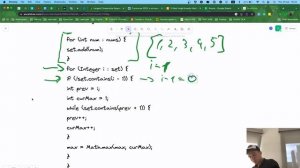 #AlgorithmInterviewPreparation Theme: Arrays & Hashing. Problem:  Longest Consecutive Sequence