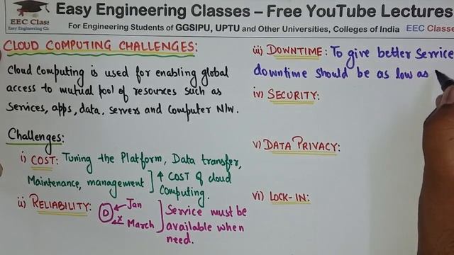 L21: Cloud Computing Challenges | Cost, Reliability, Downtime, Security, Privacy, Lock-In