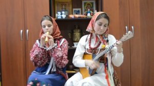 фольклорный дуэт "Цветень" - "Перед зеркалом стояла"