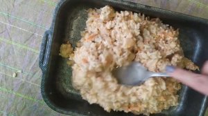 Рисовая ПП запеканка с курицей. Быстрый рецепт из риса. Что приготовить из риса