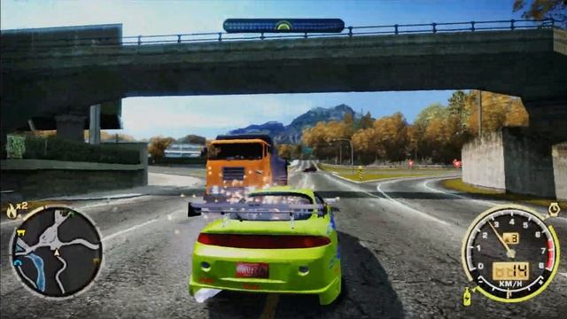 Mitsubishi Eclipse From Fast and Furious Gameplay in Need For Speed Most Wanted | 4K 60FPS смотреть онлайн