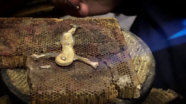 Большой нательный крест. Серебро. Процесс изготовления.