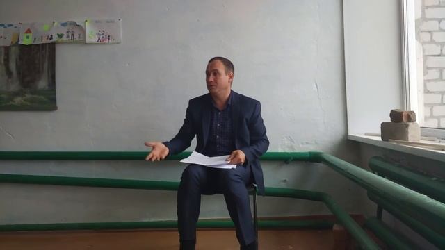 Собрание по отчету проекта  ппми в д. Юсупово