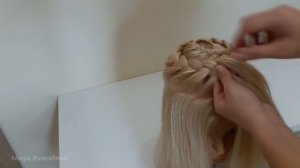 Коса вокруг головы.Коса "Улитка" Подробное видео.Braid around head.Detailed video