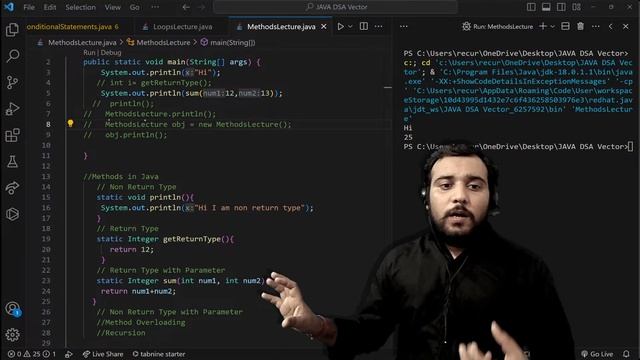 Methods & Types of Methods in Java | LECTURE - 7 | Java DSA Vector Course ?