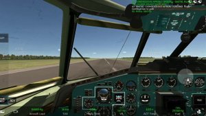 Посадка в аэропорту Москвы на самолёте Ту - 154 м в игре rfs