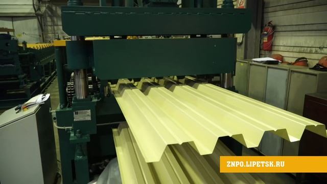 Линия для изготовления профлиста Н57 в работе смотреть онлайн