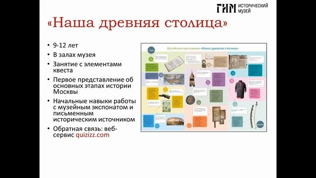 Веб-сервисы в музейной образовательной деятельности