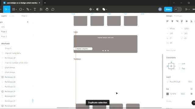 cara belajar ux/ui design untuk membuat website di figma part 11 смотреть онлайн