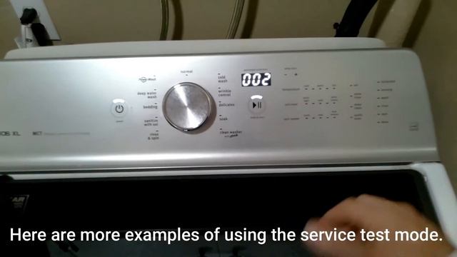 Maytag Centennial Washer Diagnostic Mode Model MVWB835DW0 - Error Codes and more! смотреть онлайн