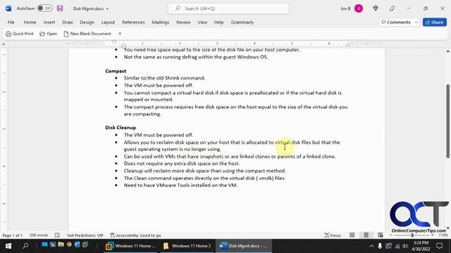 VMware Workstation Virtual Disk Cleanup, Compact and Defragment Options смотреть онлайн