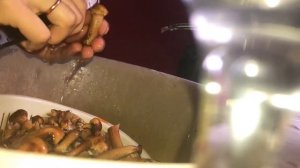 Грибы ОСЕННИЕ ОПЯТА с леса! Мою, чищу, жарю :)