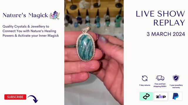 Live Show Replay 2nd March 2024 - Nature's Magick Crystals and Jewellery смотреть онлайн
