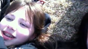 Very annoying little girl that hit me in the boob