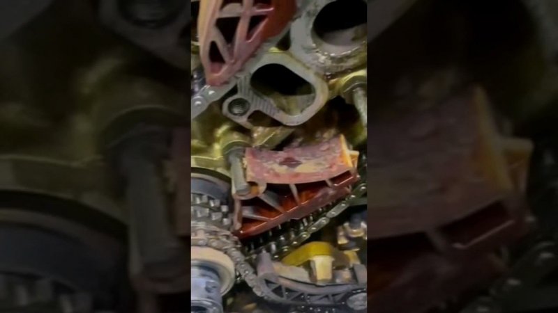 Так выглядит Боль владельцев 500х Мерседесов Замена башмаков цепи Mercedes Benz S500 G500 E500 C350