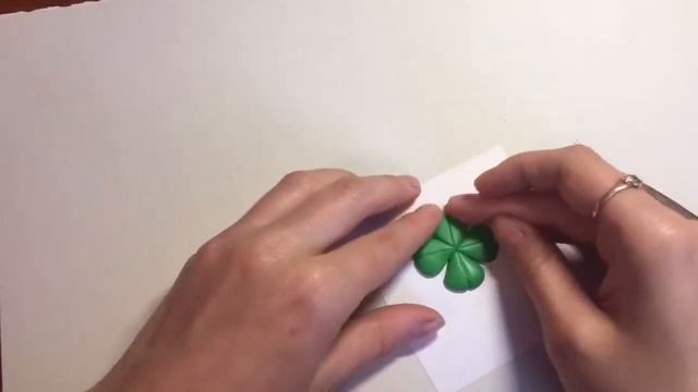 Клевер из полимерной глины. Мастер-класс смотреть онлайн