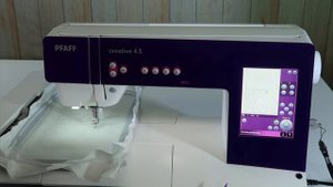 PFAFF creative 4.5 83 How to Embroider a Design