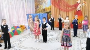 Осенний утренник в подготовительной группе "Радуга".
