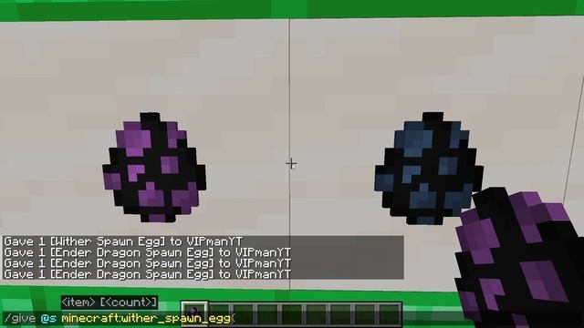 How To Get ENDER DRAGON & WITHER SPAWN EGGS! | Minecraft Java! смотреть онлайн