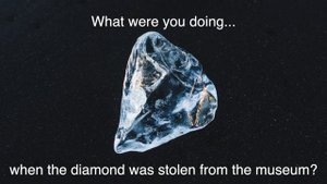 Past Continuous Song Diamond Theft in the Past Continuous