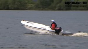 Стеклопластиковая лодка LAKER (румпель)