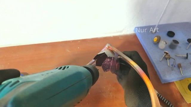 СВЕТИЛЬНИК ИЗ МЕТАЛЛА СВОИМИ РУКАМИ "LALE" (Авторская ручная работа) смотреть онлайн