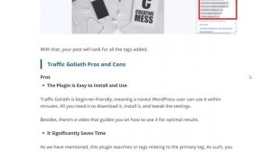 ? Honest Traffic Goliath Review – SEO WordPress Plugin ?