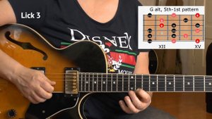 II V I GUITAR LICKS -  JAZZ GUITAR LICKS AND SCALES over II V I