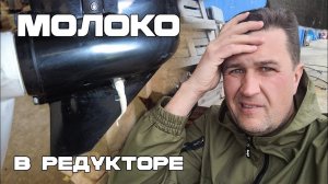 Сломал лодочный мотор Hidea 9.8 - МОЛОКО В РЕДУКТОРЕ