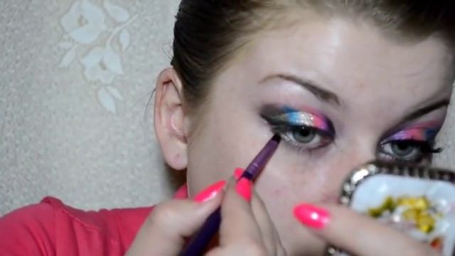 Макияж для фотосессии. Ярко! Красочно! Супер! смотреть онлайн