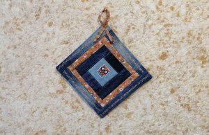 Дачная прихватка своими руками.