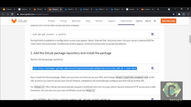 GitLab Installation on ubuntu with custom URL смотреть онлайн