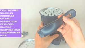 Электрическая плитка для розжига углей кальяна, стартер с ручкой и необгораемым покрытием THP 2