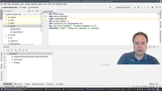 Docker and the Dockerfile - The basic syntax and explaination of EXPOSE смотреть онлайн